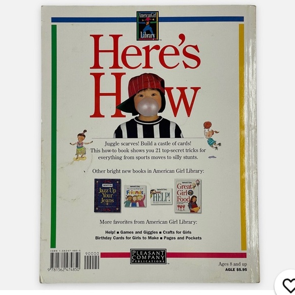 Vintage Book American Girl Library 'Here's How' Paperback By Evert, Jodi - Picture 2 of 4